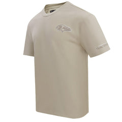 Baltimore Ravens Pro Standard Drop Shoulder T-Shirt Tan - NFL