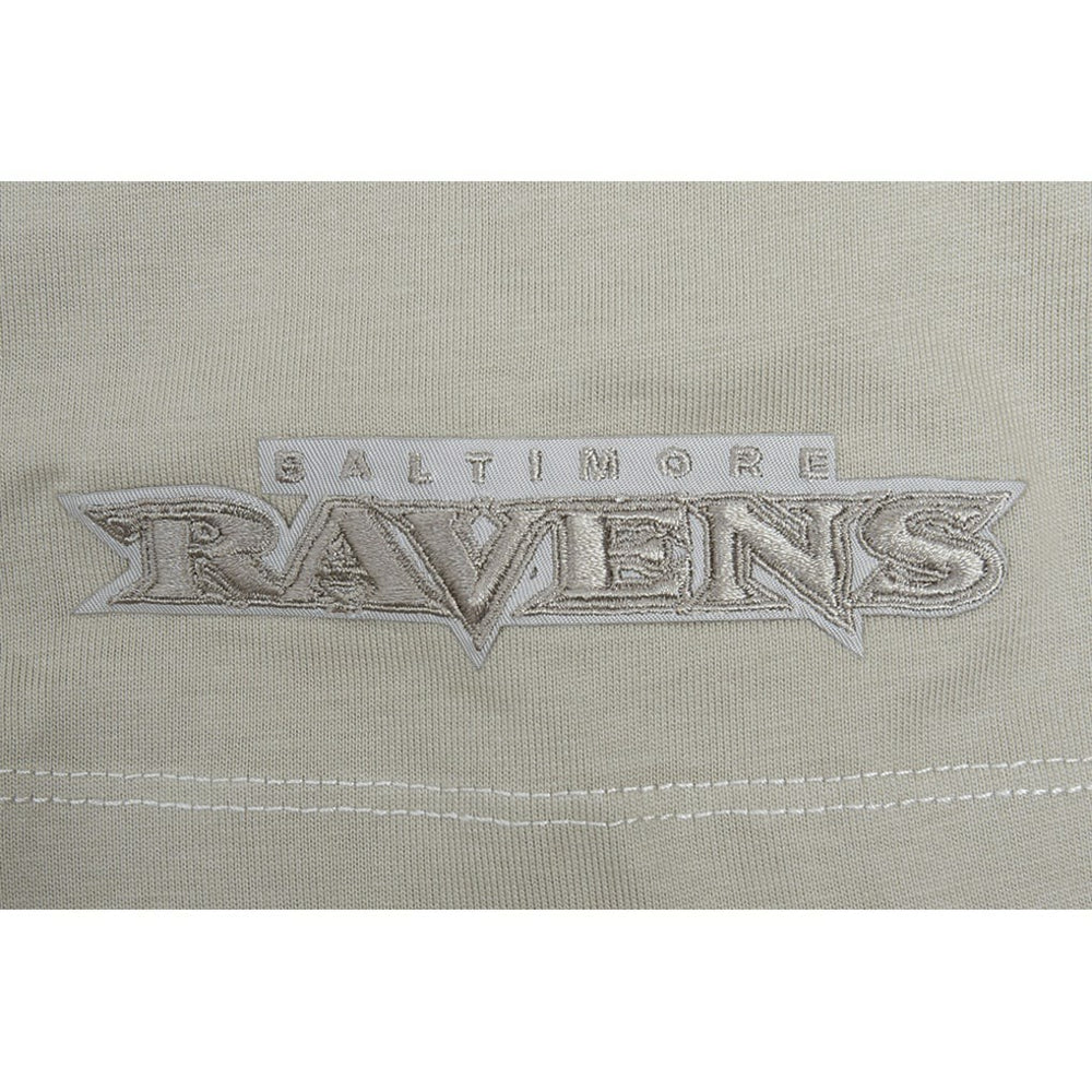 Baltimore Ravens Pro Standard Drop Shoulder T-Shirt Tan - NFL