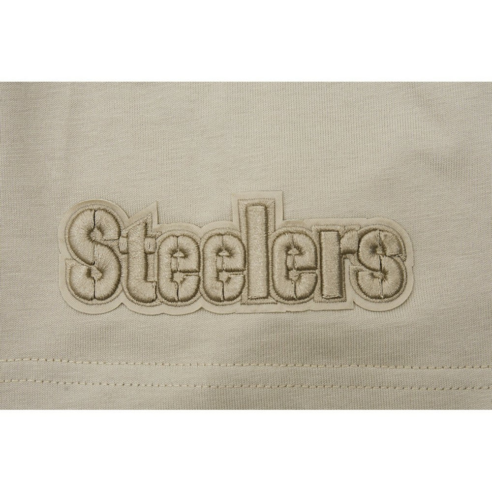 Pittsburgh Steelers Pro Standard Drop Shoulder T-Shirt Tan - NFL