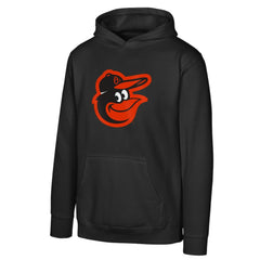 Baltimore Orioles Youth Primary Logo Pullover Hoodie Lifestyle