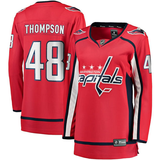 Logan Thompson Washington Capitals Fanatics Women's Home Breakaway Jersey - Red | NHL Jerseys