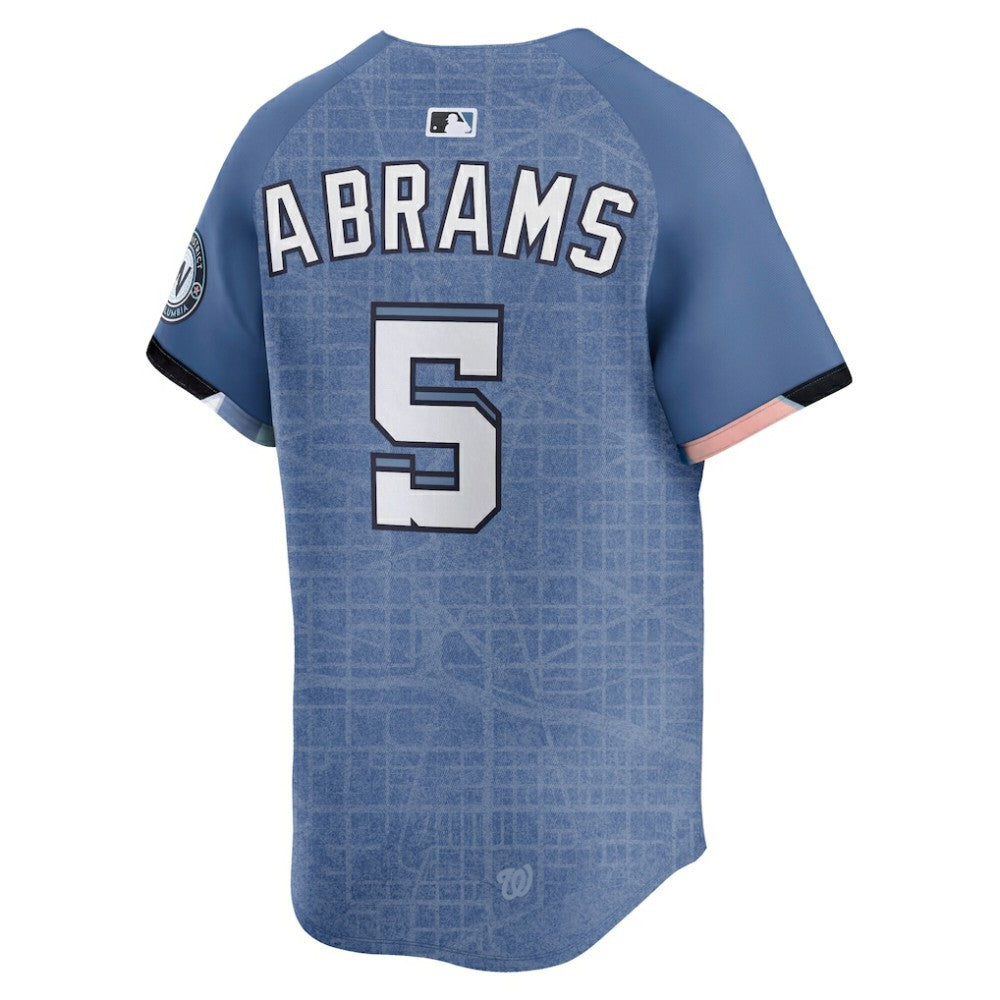 CJ Abrams Washington Nationals Nike 2025 City Connect Limited Jersey Clearance