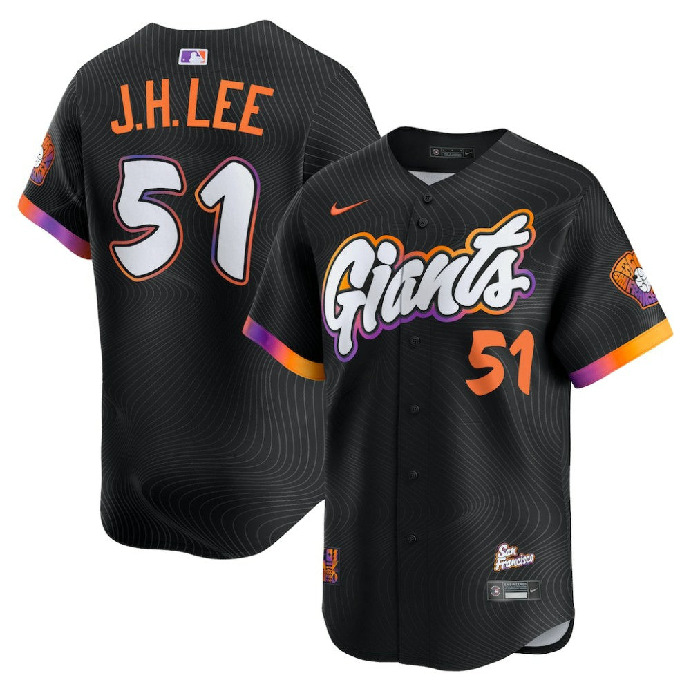 Jung Hoo Lee San Francisco Giants Nike 2025 City Connect Limited Jersey - Black | MLB Jerseys
