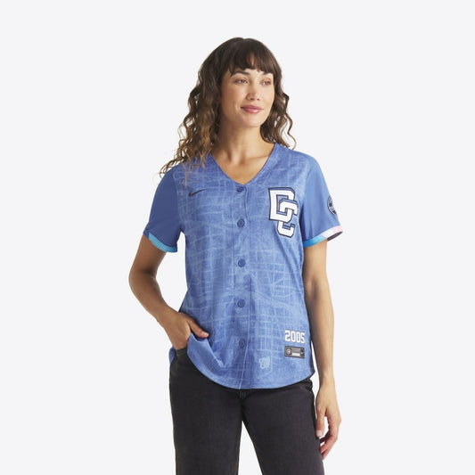CJ Abrams Washington Nationals Nike Women's 2025 City Connect Limited Jersey - Blue | MLB Jerseys