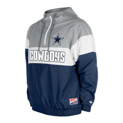 Dallas Cowboys New Era Pullover Quarter-Zip Hoodie Jacket Navy - NFL