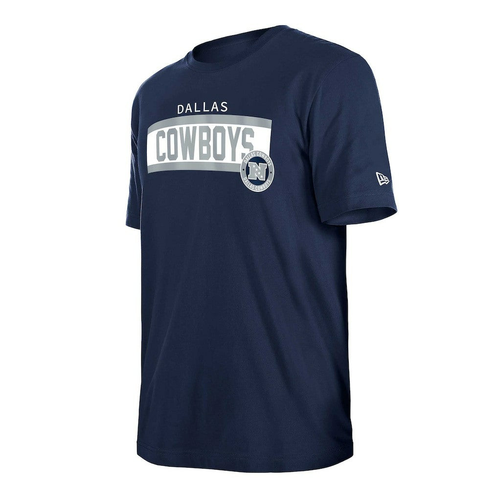 Dallas Cowboys New Era 3rd Down High Density Print T-Shirt Navy - NFL