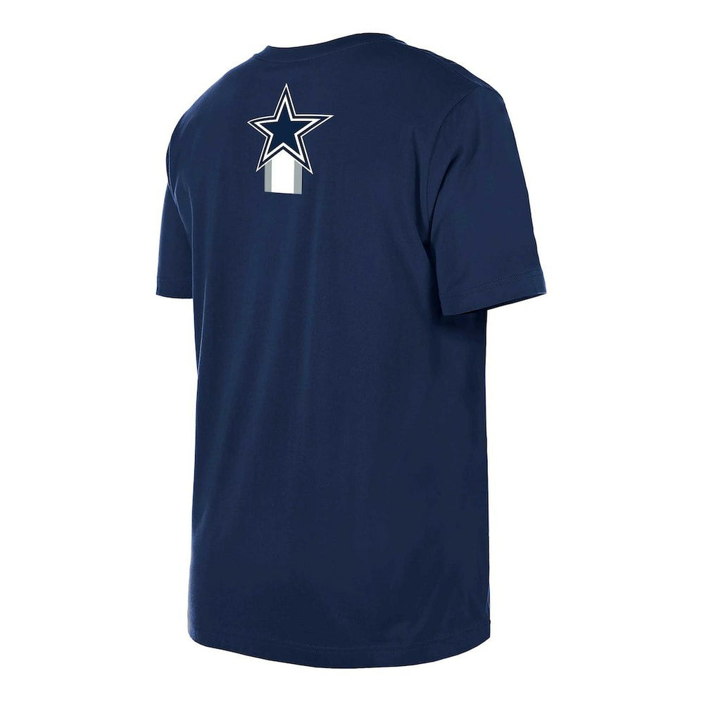 Dallas Cowboys New Era 3rd Down High Density Print T-Shirt Navy - NFL