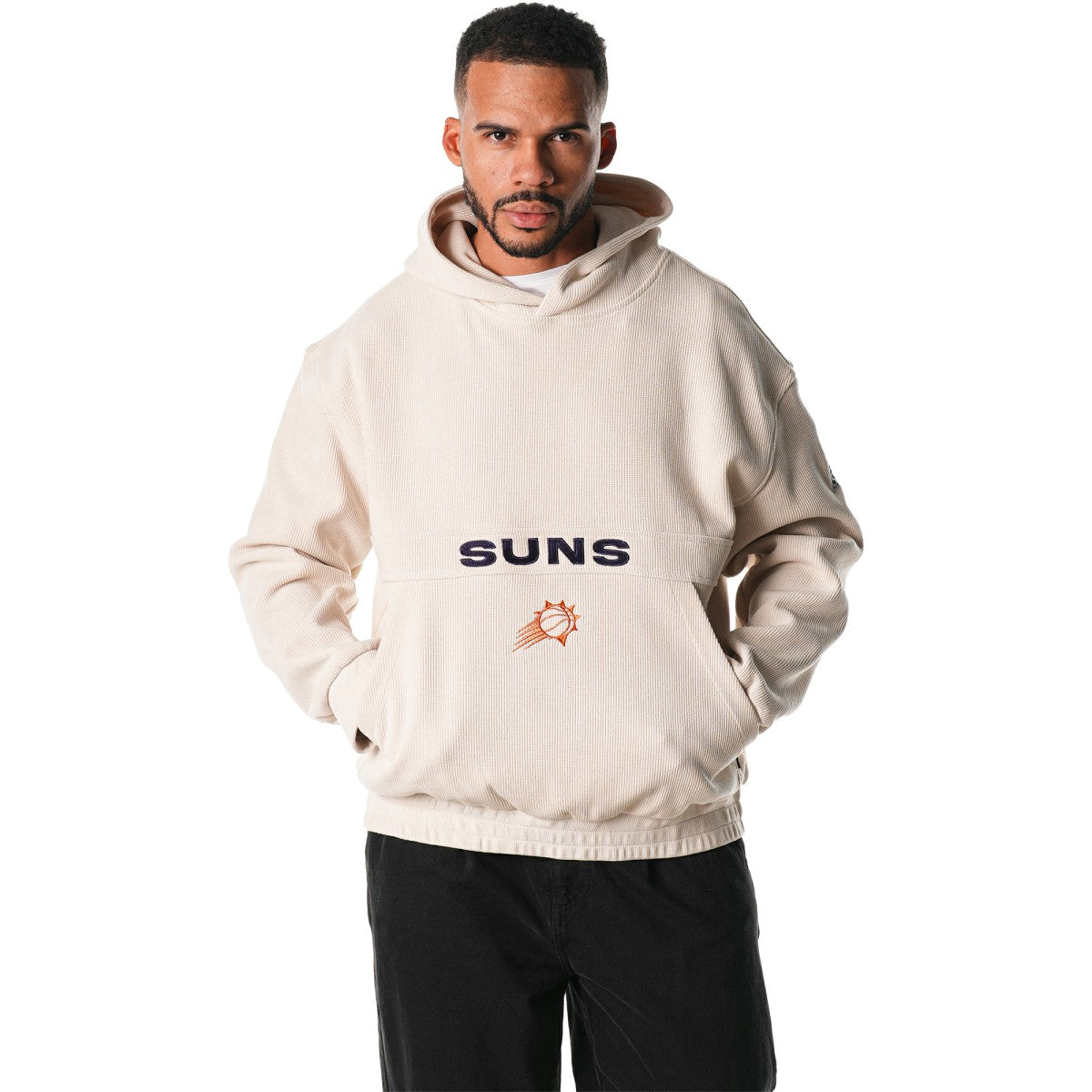 NBA - Phoenix Suns The Wild Collective Unisex Corduroy Tri-Blend Pullover Hoodie - Cream