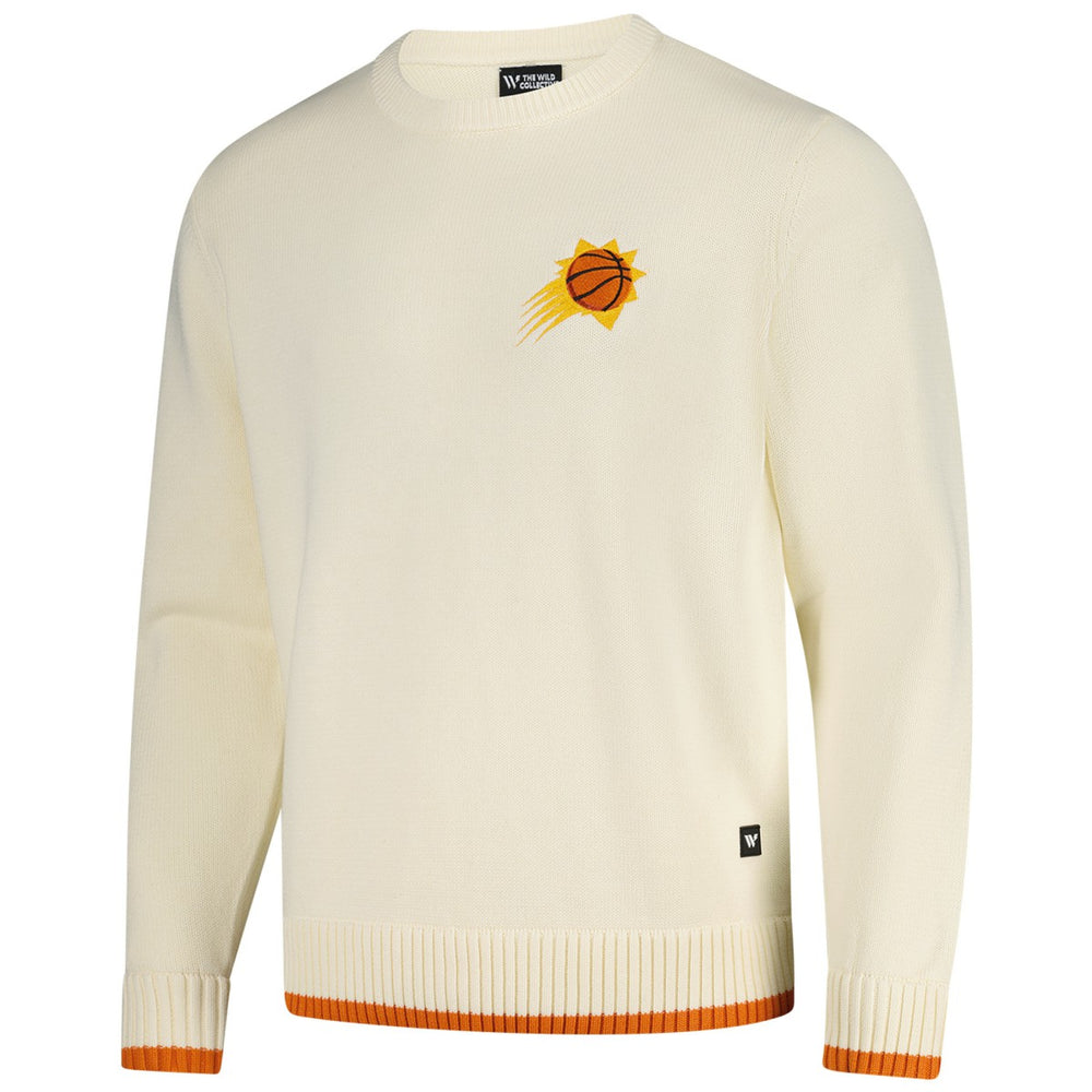 NBA - Phoenix Suns The Wild Collective Unisex Jacquard Knit Pullover Sweater - Cream
