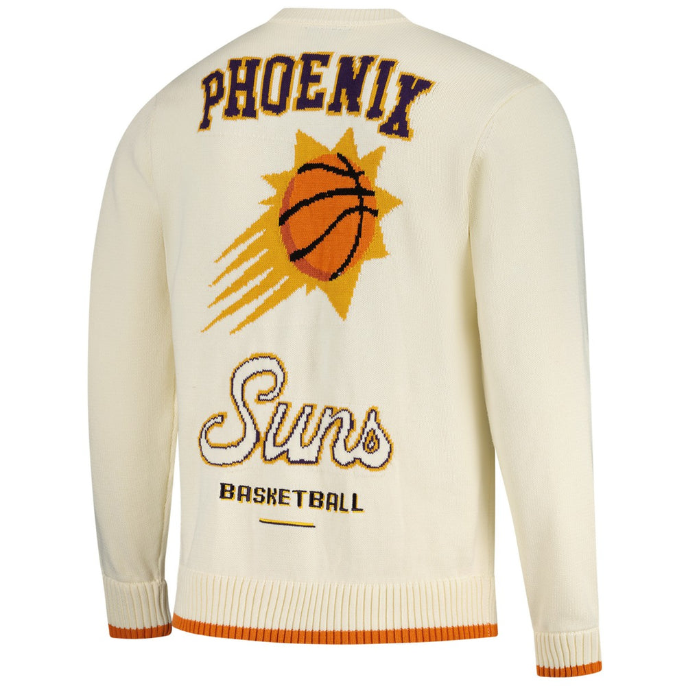 NBA - Phoenix Suns The Wild Collective Unisex Jacquard Knit Pullover Sweater - Cream