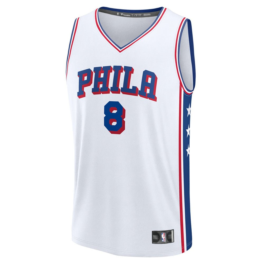 Fanatics - Paul George Philadelphia 76ers Youth Fast Break Replica Player Jersey - Association Edition - White