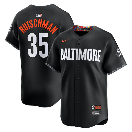 Adley Rutschman Baltimore Orioles Nike City Connect Limited Jersey - Black | MLB Jerseys