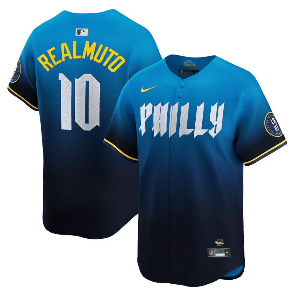 J.T. Realmuto Philadelphia Phillies Nike City Connect Limited Jersey - Navy | MLB Jerseys