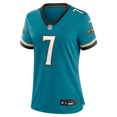 Brian Thomas Jr. Jacksonville Jaguars Women's Prowler Throwback Game Jersey Teal - Nike
