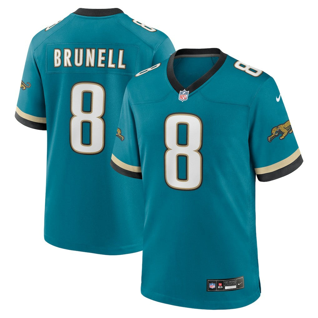 Mark Brunell Jacksonville Jaguars Retired Player Alternate Game Jersey - Teal | NFL Jerseys