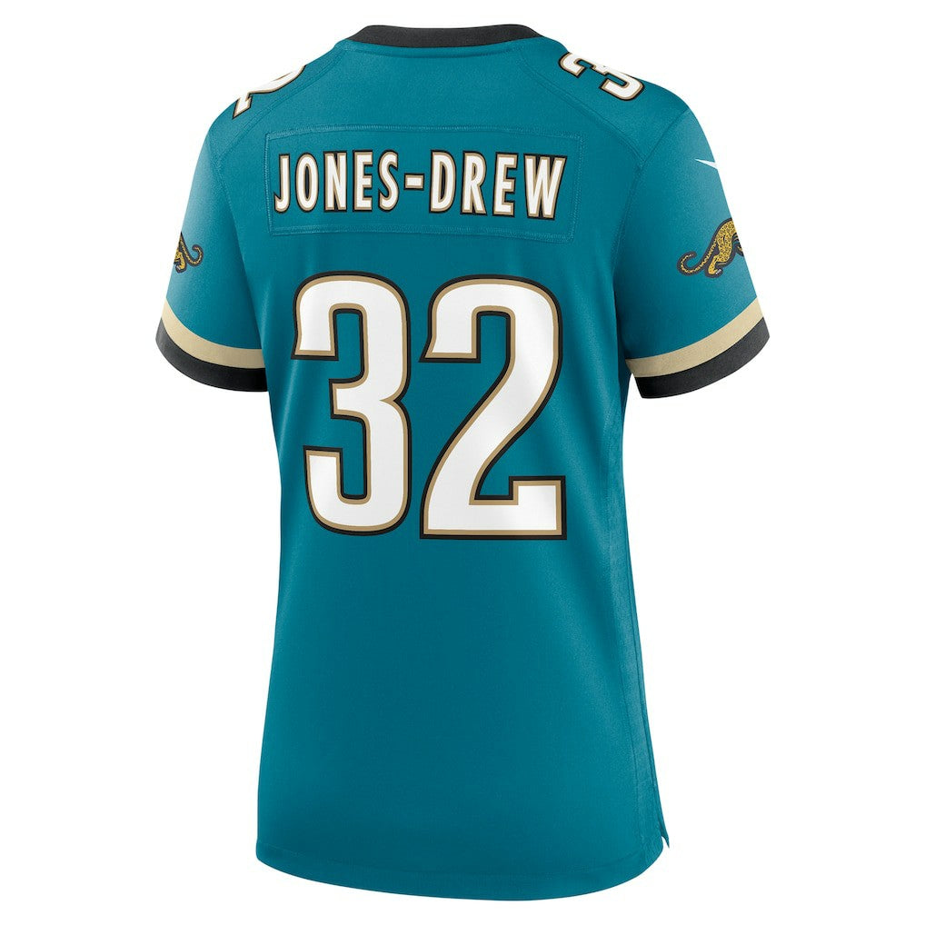 Maurice Jones-Drew Jacksonville Jaguars Women's Prowler Throwback Retired Player Game Jersey Teal - Nike