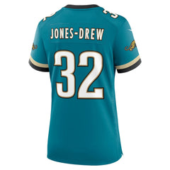 Maurice Jones-Drew Jacksonville Jaguars Women's Prowler Throwback Retired Player Game Jersey Teal - Nike