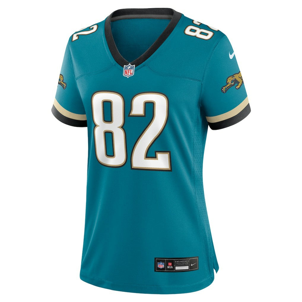 Jimmy Smith Jacksonville Jaguars Women's Prowler Throwback Retired Player Game Jersey Teal - Nike