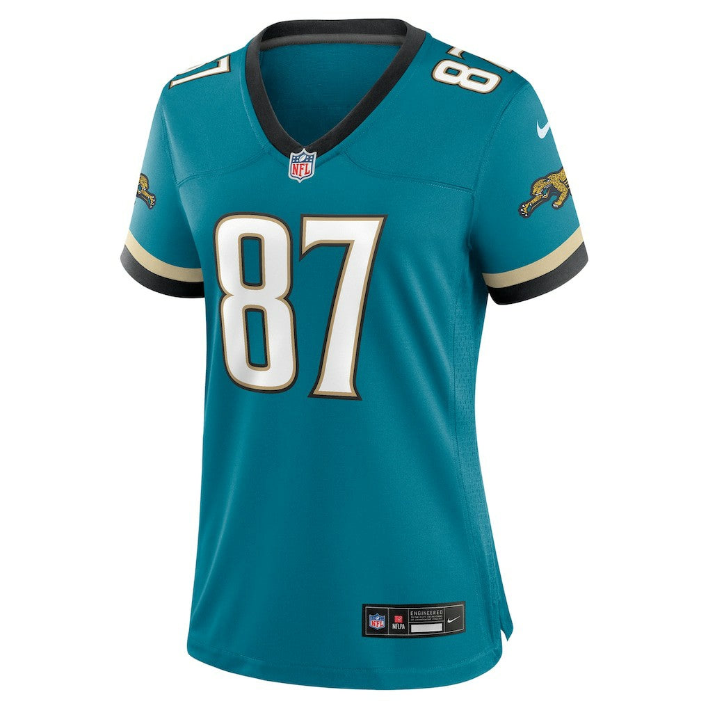 Keenan McCardell Jacksonville Jaguars Women's Prowler Throwback Retired Player Game Jersey Teal - Nike