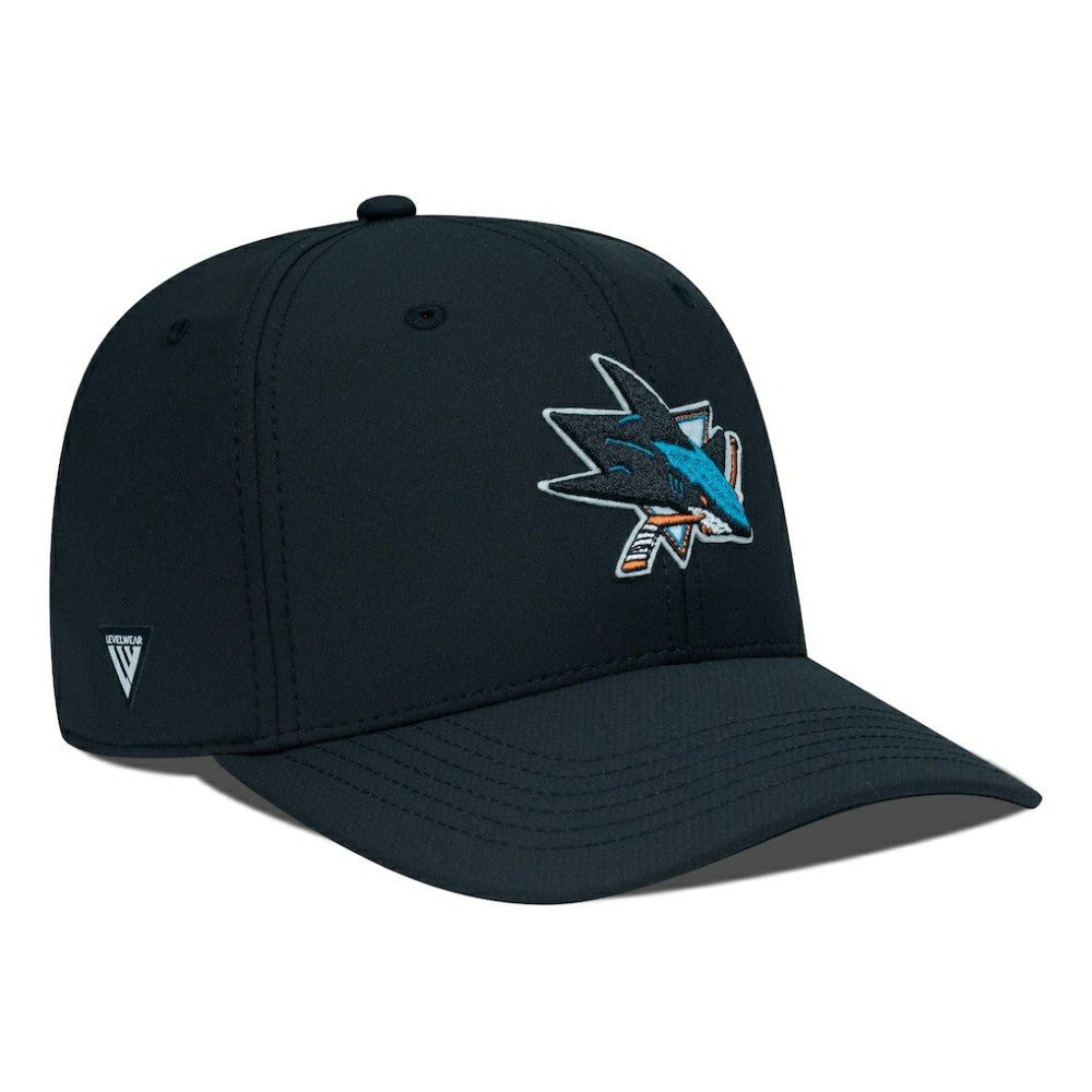 San Jose Sharks - Levelwear Rise Flex Hat Black