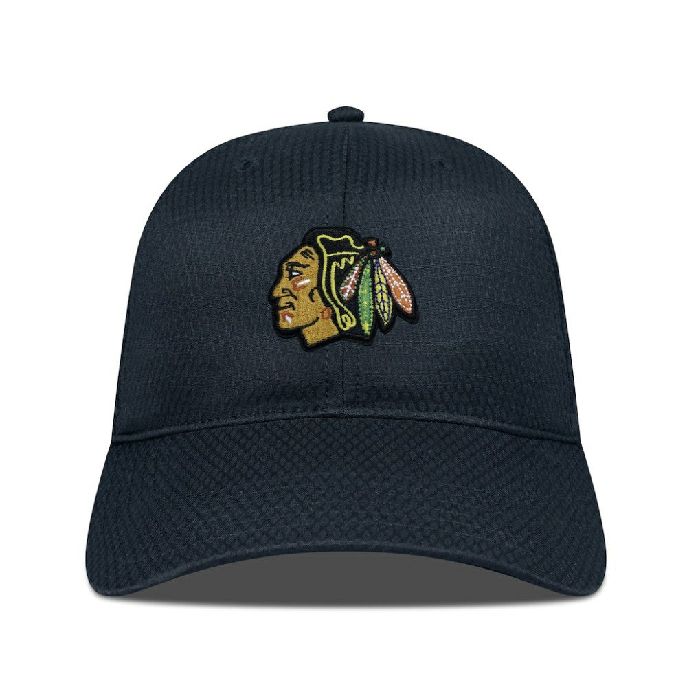Chicago Blackhawks Levelwear Matrix Adjustable Hat Black