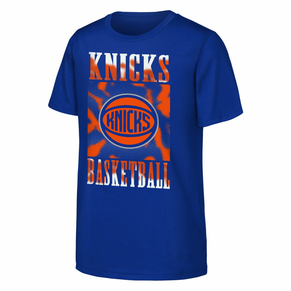 NBA - New York Knicks Youth Garage Hero T-Shirt - Blue