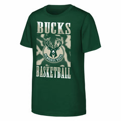 NBA - Milwaukee Bucks Youth Garage Hero T-Shirt - Hunter Green