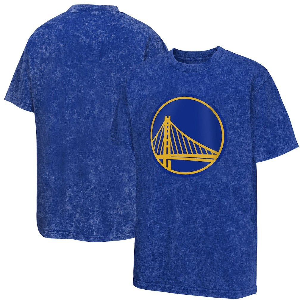 NBA - Golden State Warriors Youth Rugged Defense T-Shirt - Royal