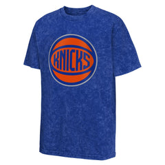 NBA - New York Knicks Youth Rugged Defense T-Shirt - Blue