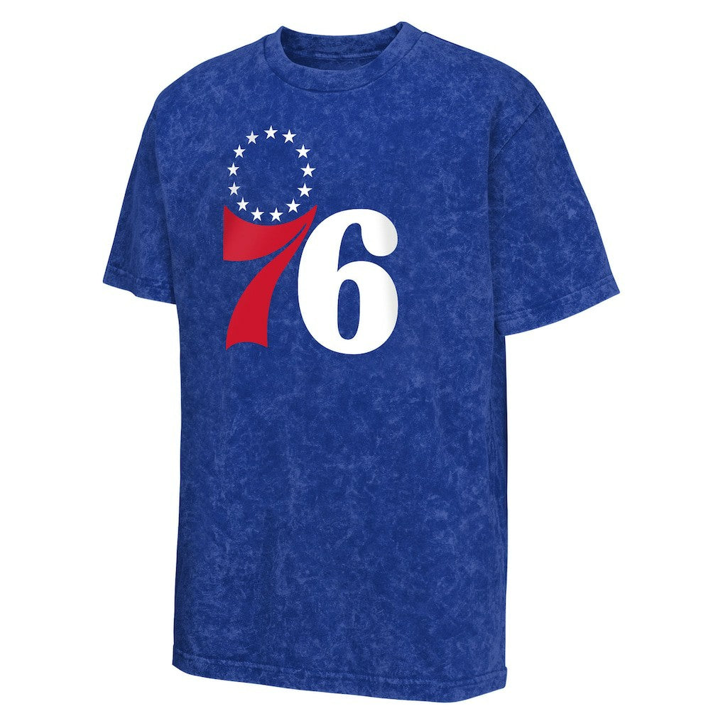 NBA - Philadelphia 76ers Youth Rugged Defense T-Shirt - Royal