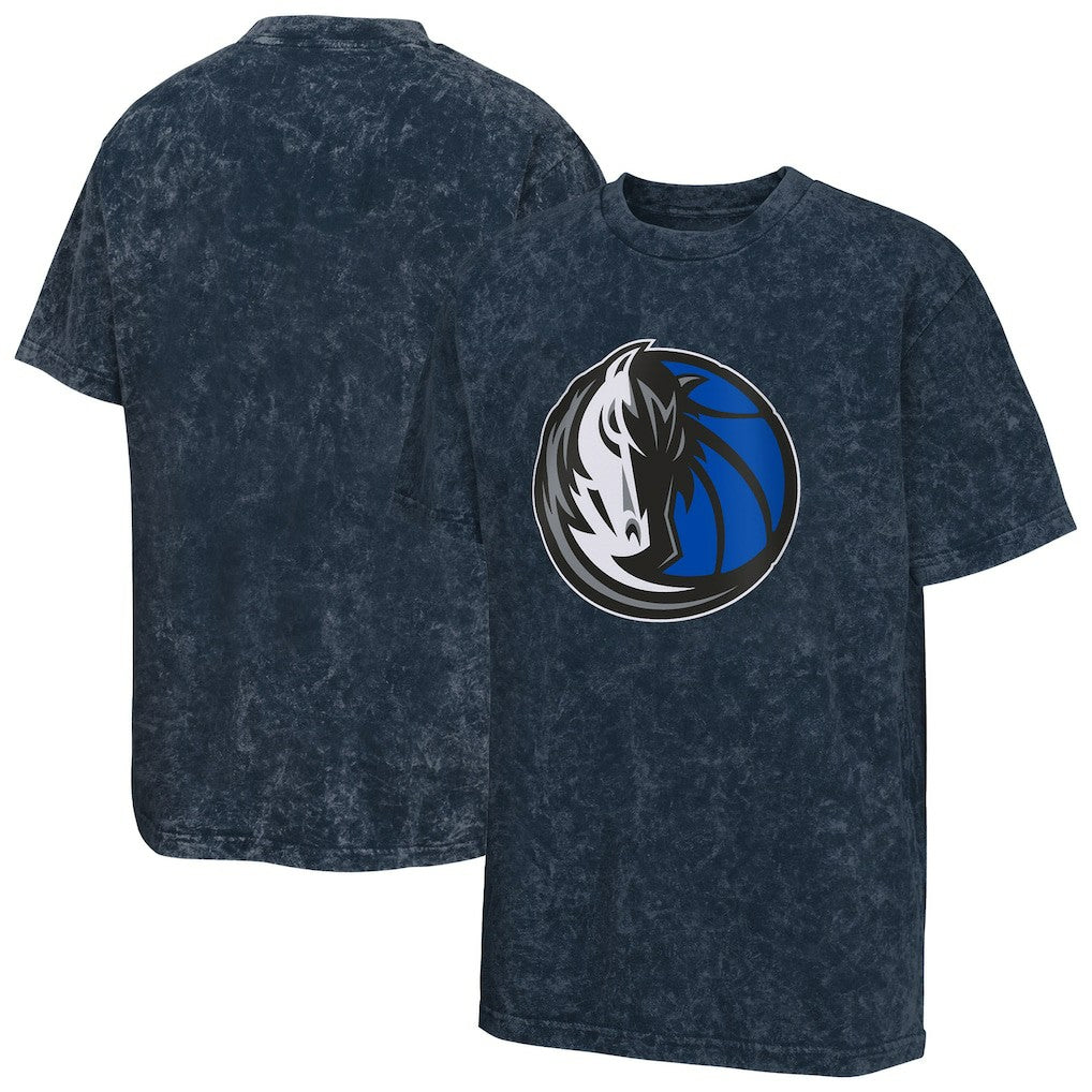 NBA - Dallas Mavericks Youth Rugged Defense T-Shirt - Navy