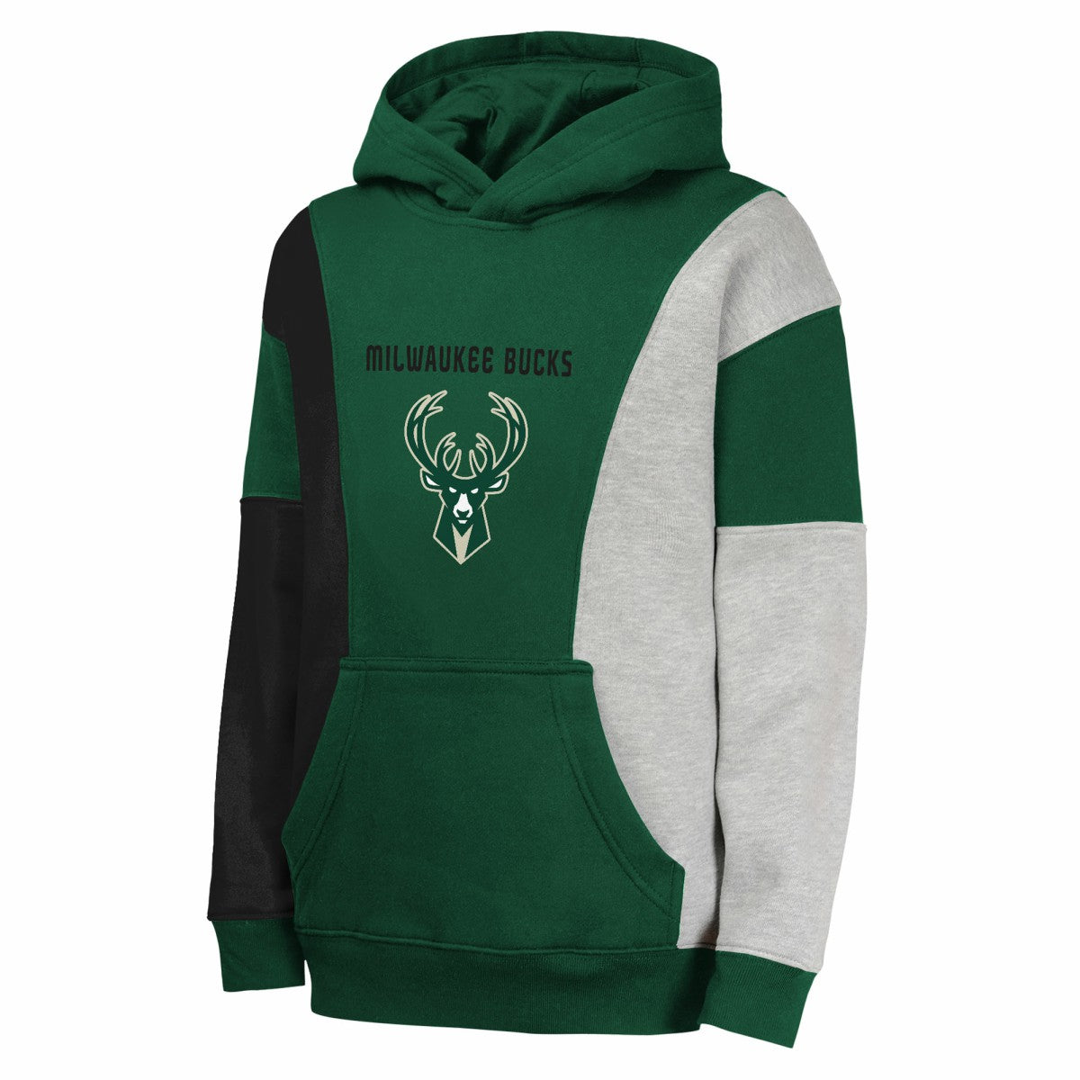 NBA - Milwaukee Bucks Youth Ace In the Hole Pullover Hoodie - Hunter Green