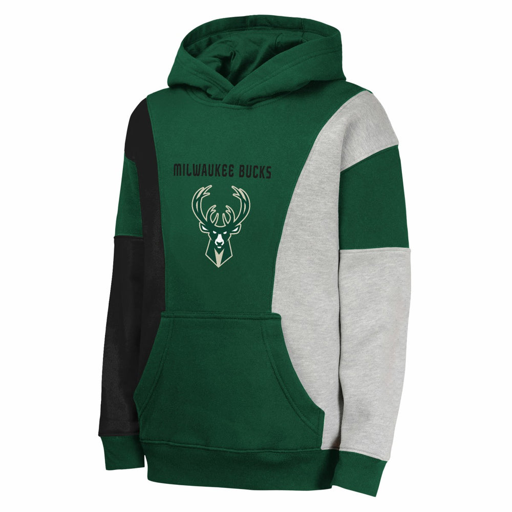 NBA - Milwaukee Bucks Youth Ace In the Hole Pullover Hoodie - Hunter Green