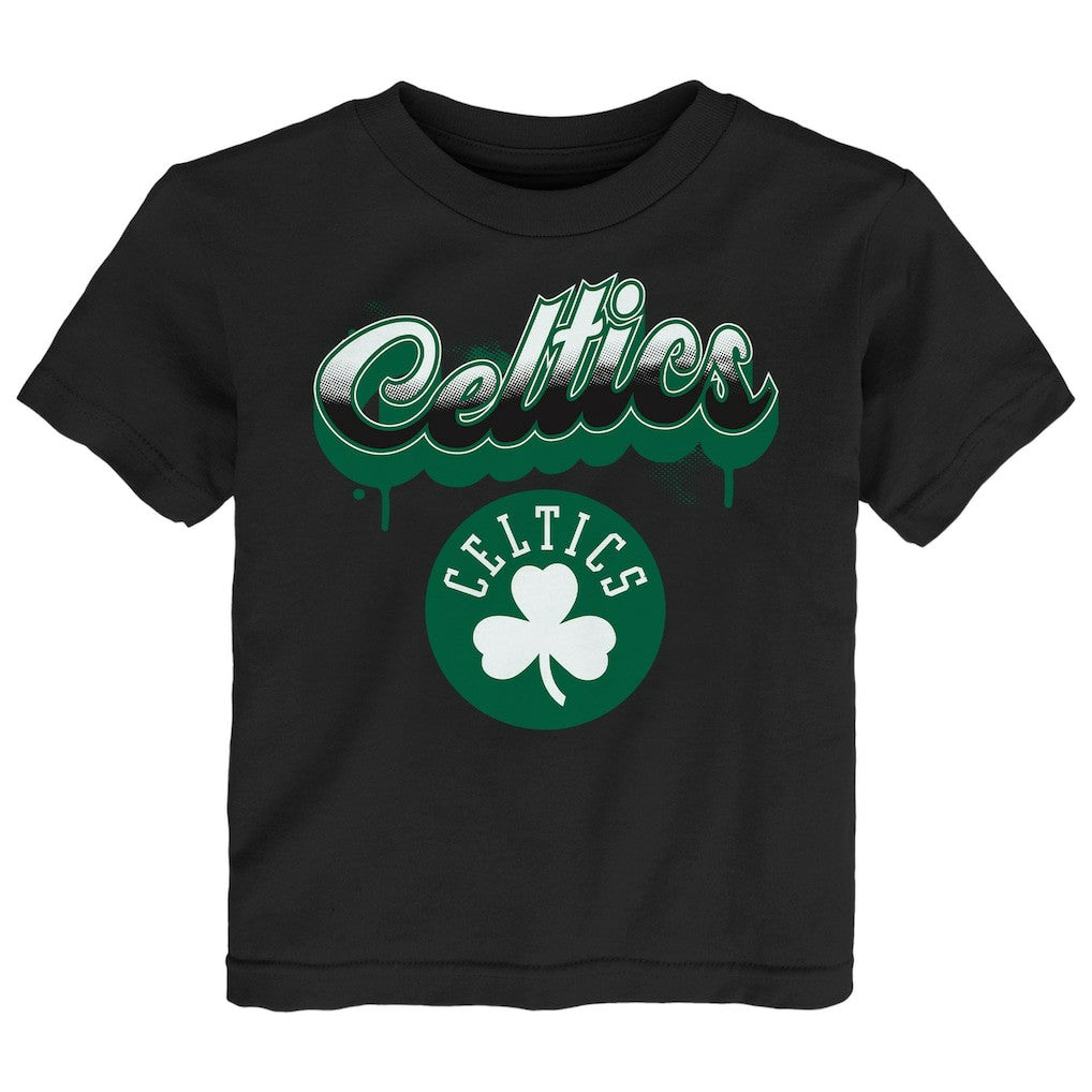 NBA - Boston Celtics Youth Bubbly Script T-Shirt - Black