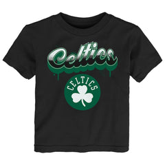 NBA - Boston Celtics Youth Bubbly Script T-Shirt - Black
