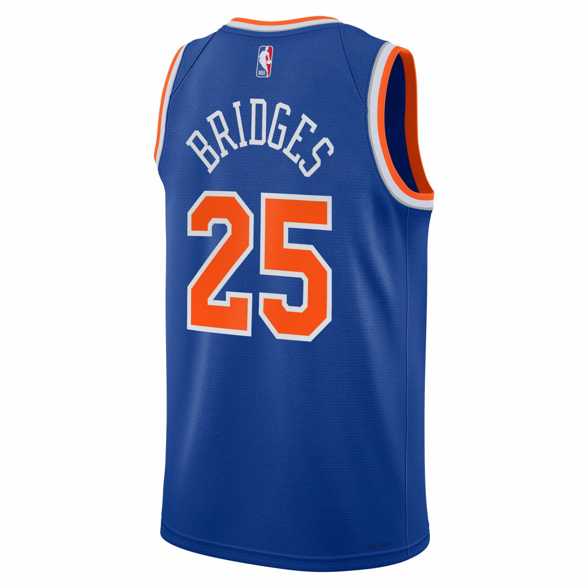 Nike - Mikal Bridges New York Knicks Youth Swingman Jersey - Icon Edition - Blue