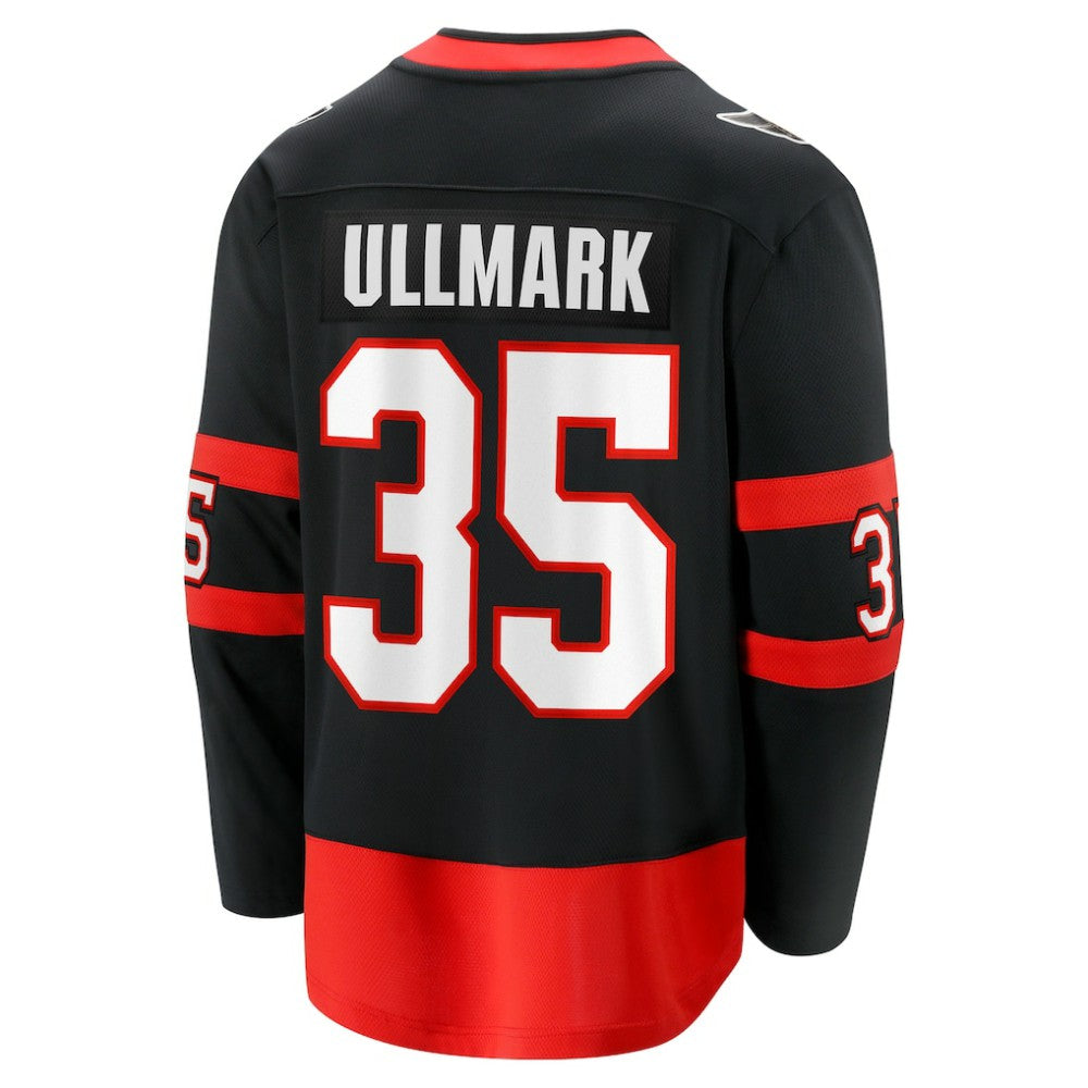 Linus Ullmark Ottawa Senators - Fanatics Home Premier Breakaway Player Jersey Black