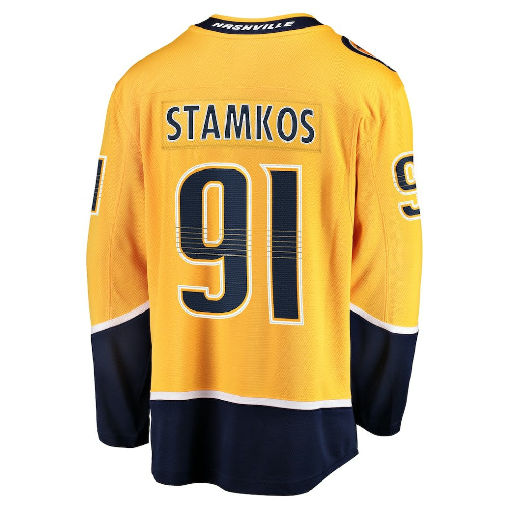 Steven Stamkos Nashville Predators Fanatics Home Premier Breakaway Player Jersey - Gold | NHL Jerseys