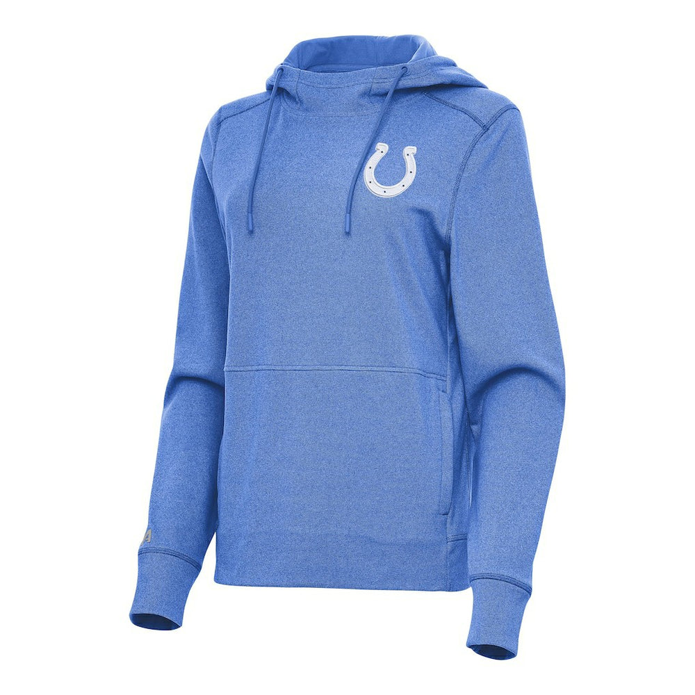 Indianapolis Colts Antigua Women's Justice Pullover Hoodie Heather Royal - NFL