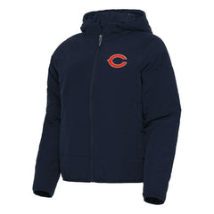 Chicago Bears Antigua Women's Universe Full-Zip Hoodie Jacket Navy - NFL