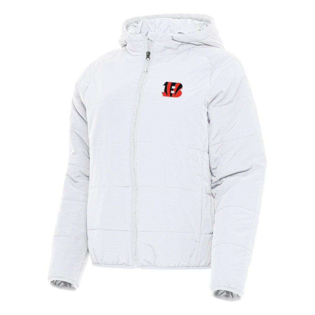 Cincinnati Bengals Antigua Women's Universe Full-Zip Hoodie Jacket White - NFL