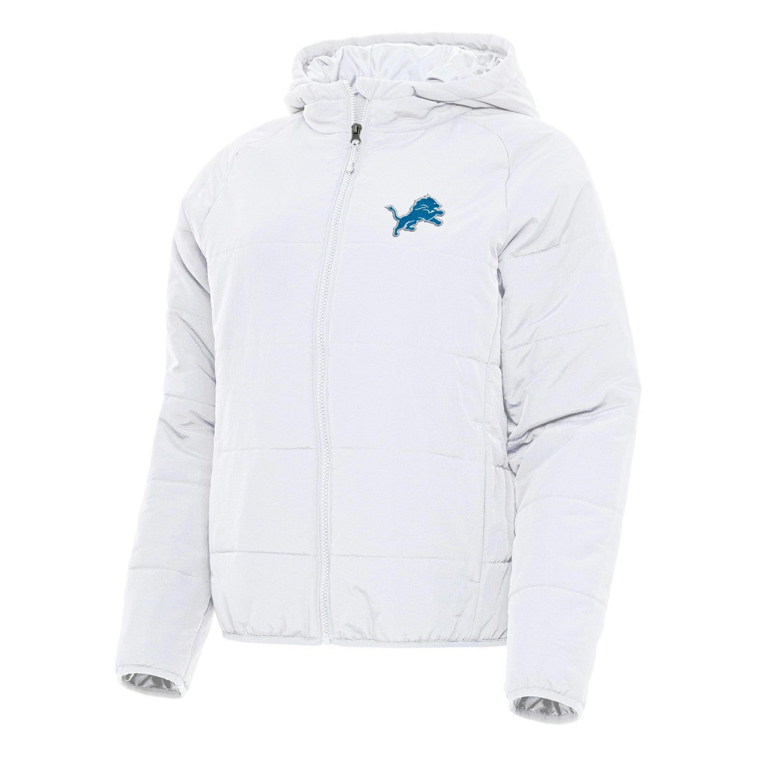 Detroit Lions Antigua Women's Universe Full-Zip Hoodie Jacket White - NFL