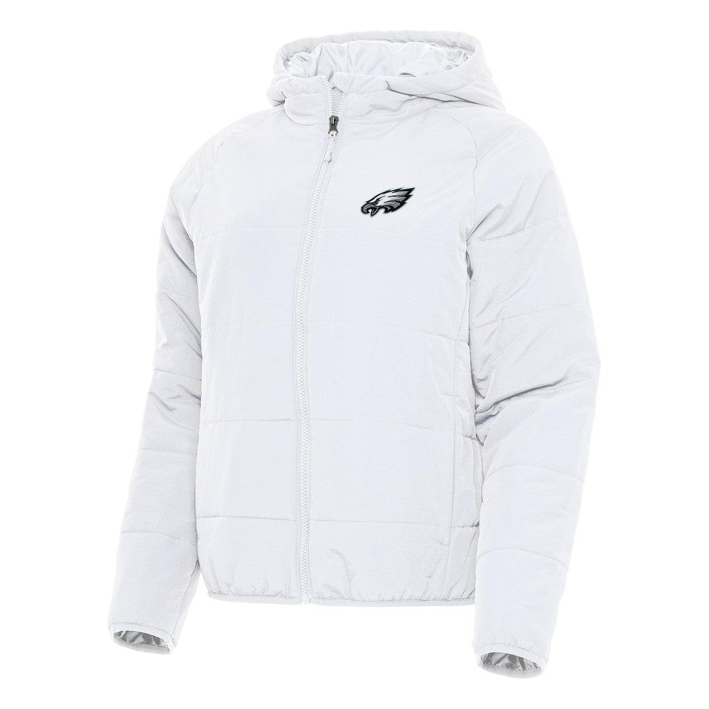 Philadelphia Eagles Antigua Women's Universe Full-Zip Hoodie Jacket White - NFL