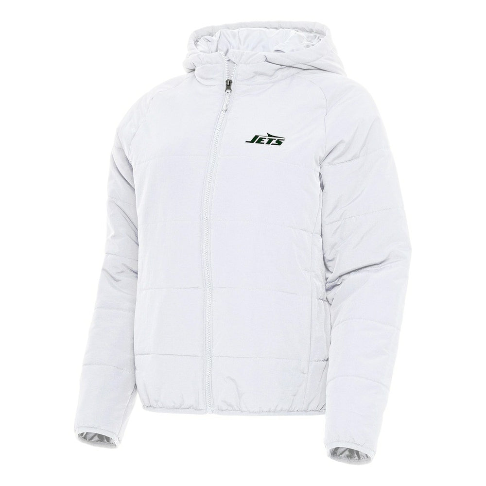 New York Jets Antigua Women's Universe Full-Zip Hoodie Jacket White - NFL