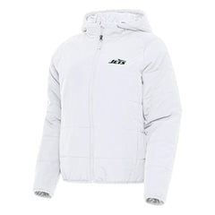 New York Jets Antigua Women's Universe Full-Zip Hoodie Jacket White - NFL