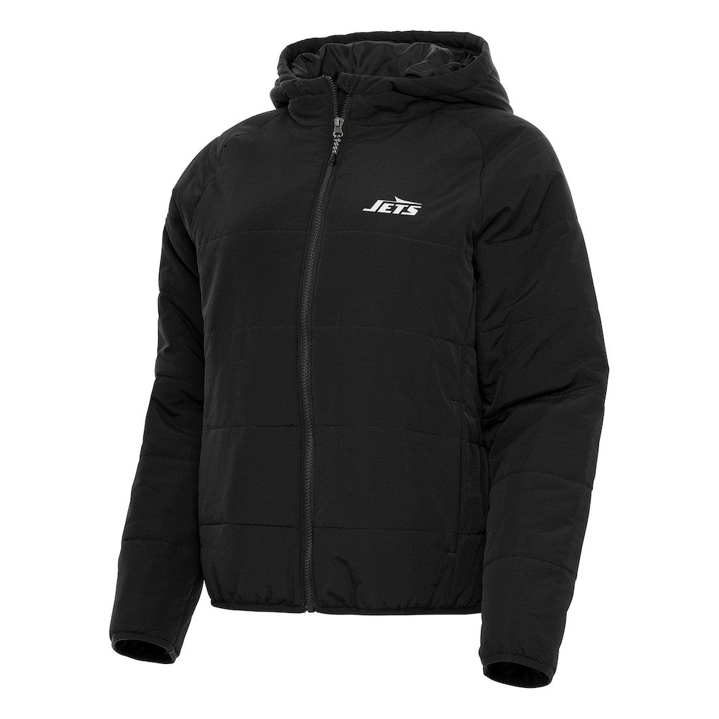 New York Jets Antigua Women's Universe Full-Zip Hoodie Jacket Black - NFL