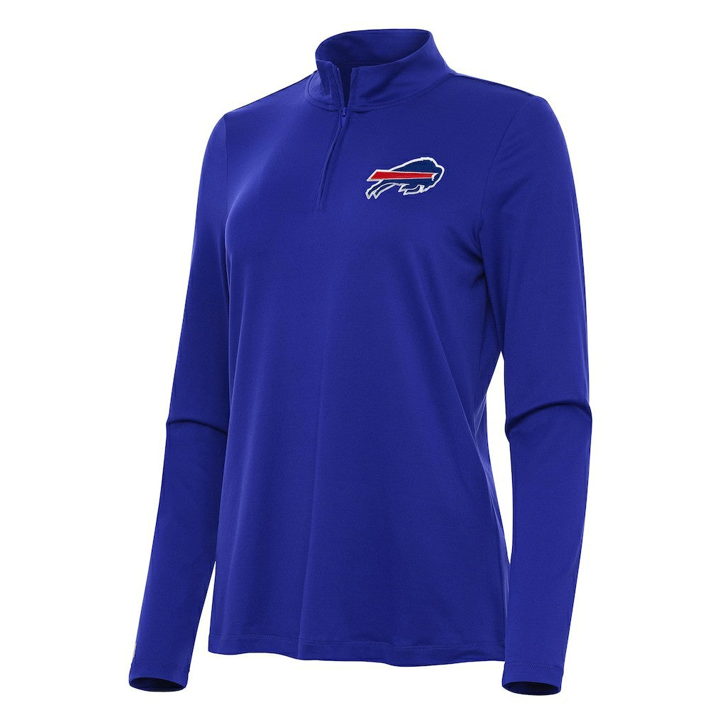 Buffalo Bills Antigua Women's Reprocess Quarter-Zip Top Royal - NFL