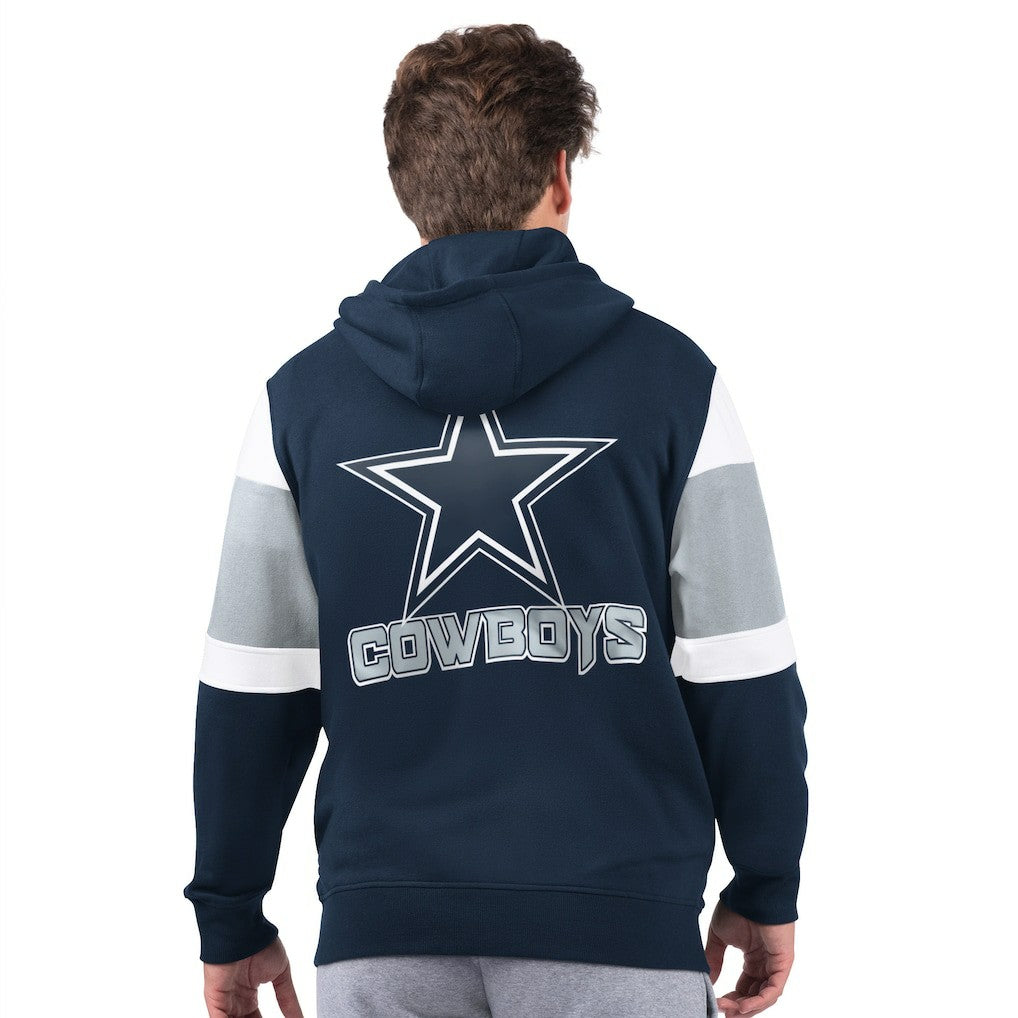 Dallas Cowboys G-III Sports by Carl Banks Extreme Full-Zip Hoodie Navy - NFL