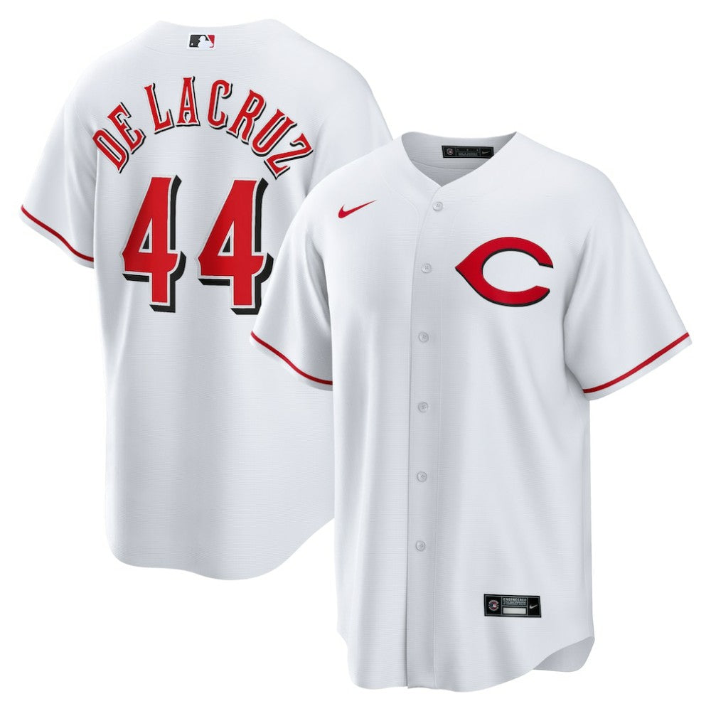 Elly De La Cruz Cincinnati Reds Nike Alternate 2 Replica Jersey - White | MLB Jerseys