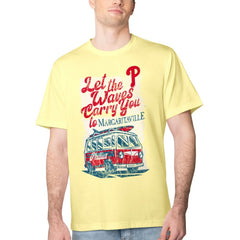 Philadelphia Phillies Margaritaville Bus Waves Graphic T-Shirt Lifestyle